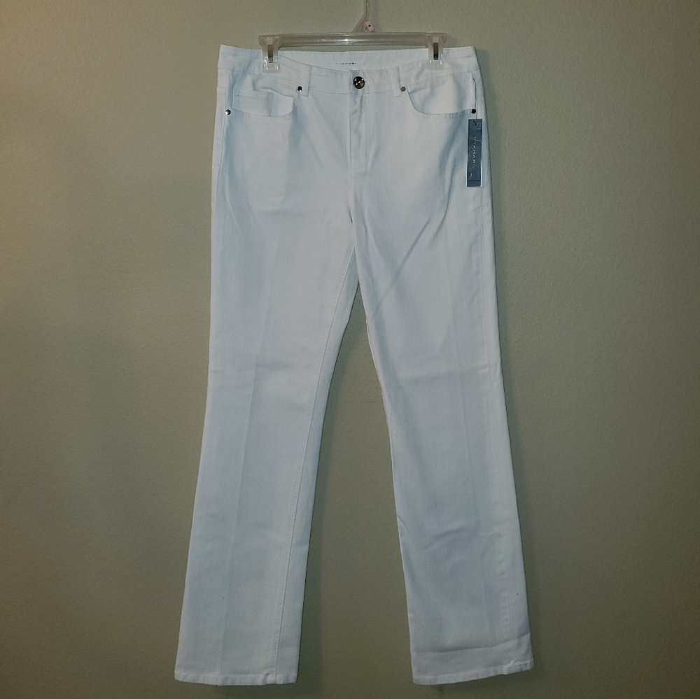 Tahari White Jeans
